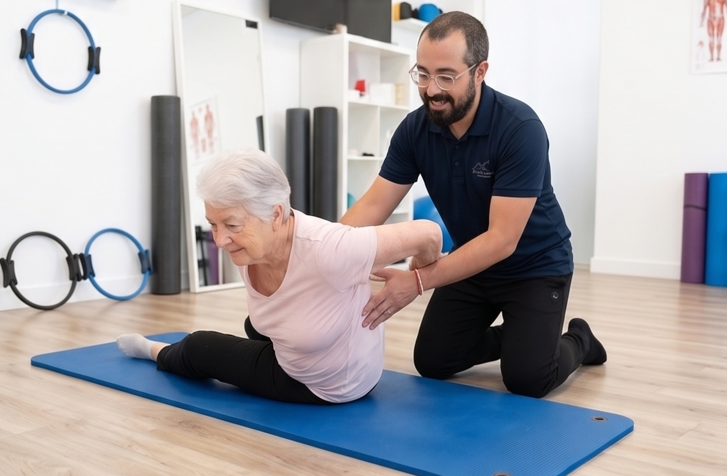 Exercício terapêutico no solo